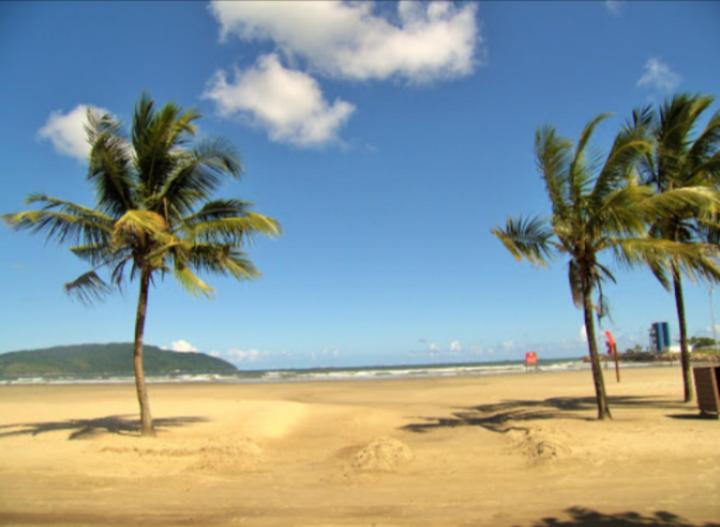 Apartamento Pe Na Areia Com Vista Mar E Wi-Fi Loftjl Com 01 Vaga De Garagem Sujeita A Disponibilidade Appartement Santos  Buitenkant foto